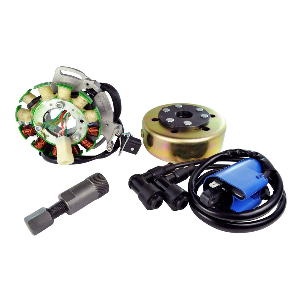 Stator 100 W Flywheel Puller Ignition Coil Kit For YFZ 350 Banshee 1991 1992