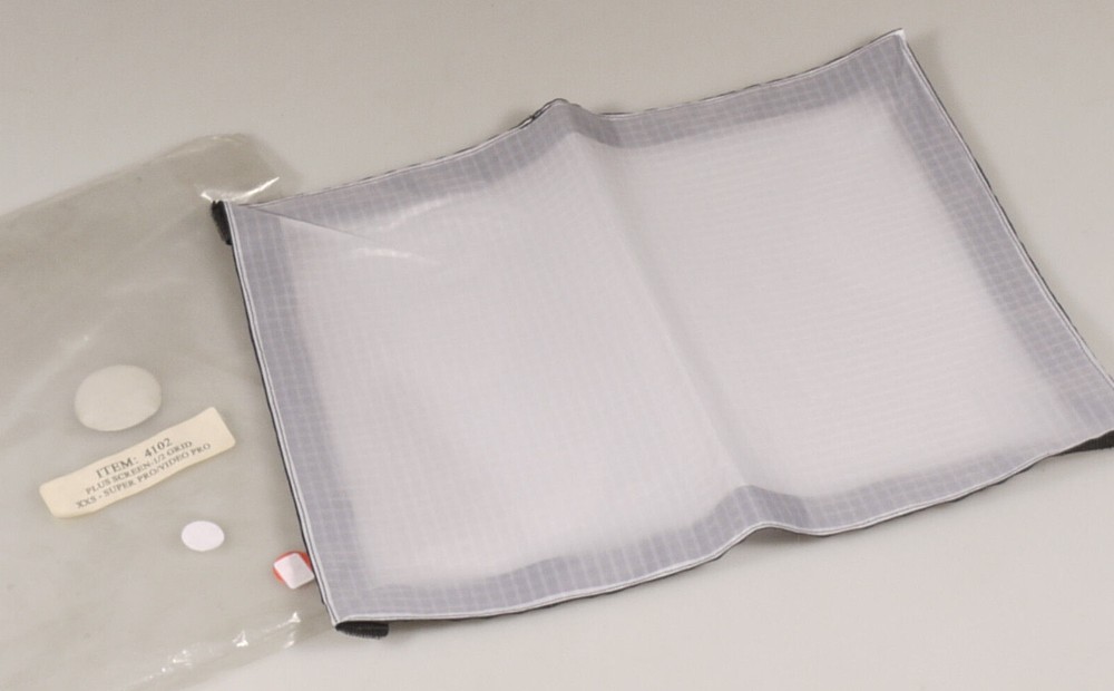 PRL) CHIMERA 4102 SOFTBOX GRID DIFFUSER CANVAS XXS 28x37 INTERNAL DIFFUSER VIDEO