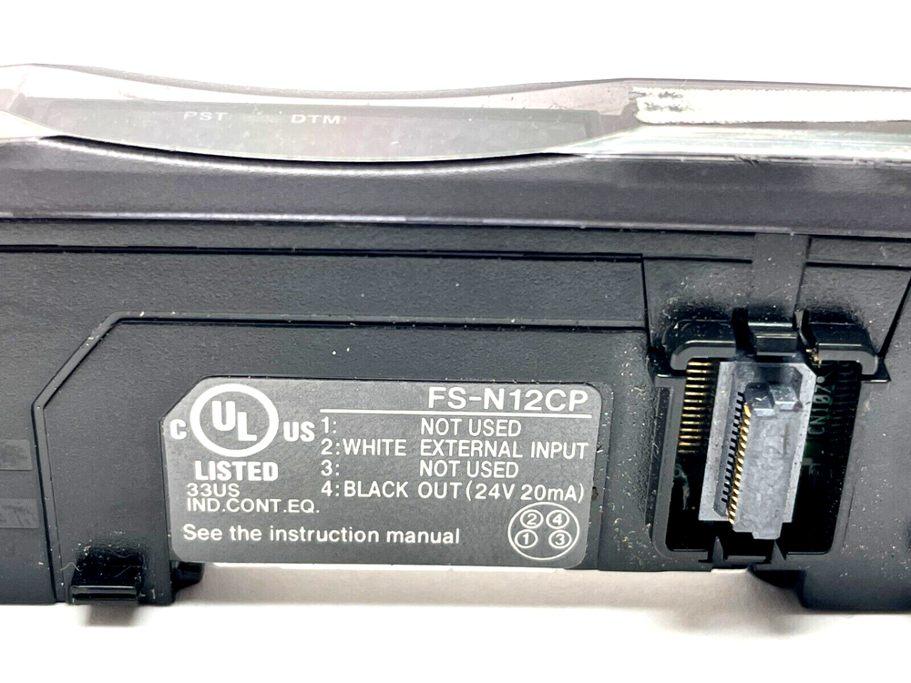 Keyence FS-N12CP Fibre Amplifier M8 Connector Type Expansion Unit