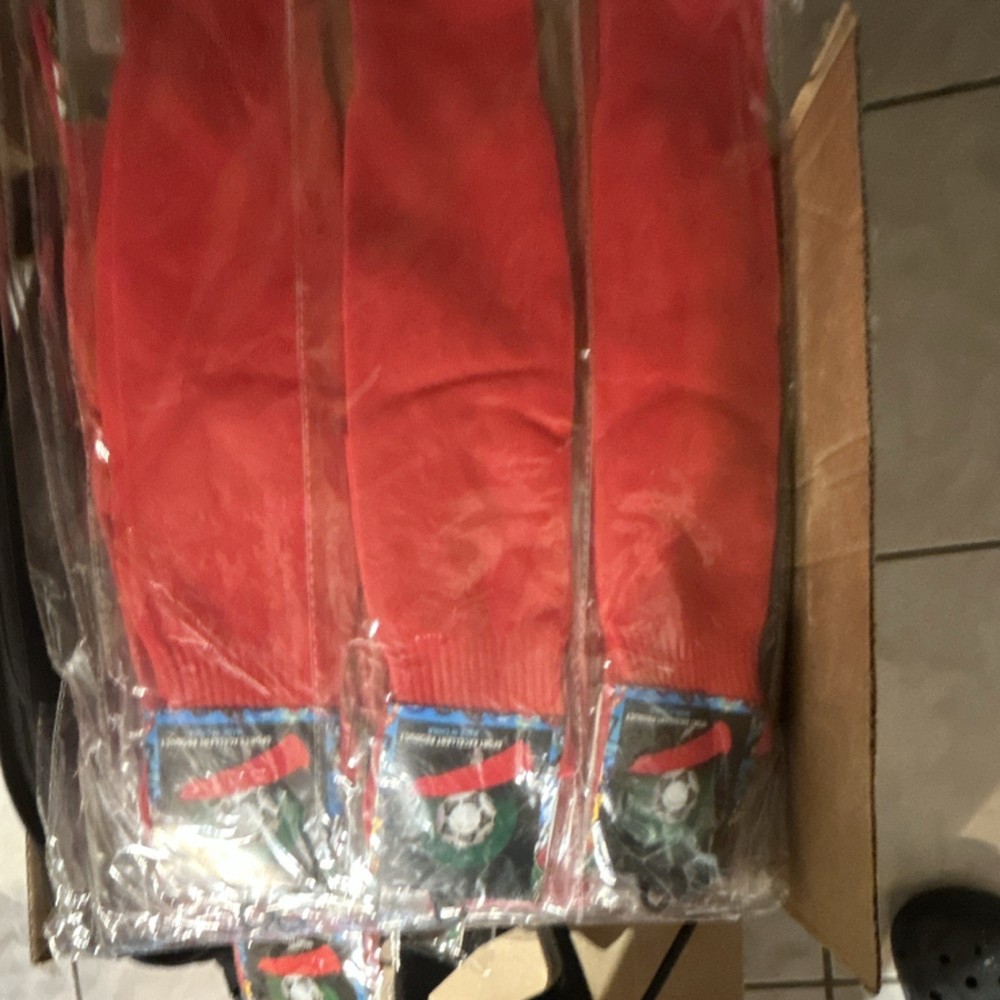 Red Soccer Socks Pack 18 sets