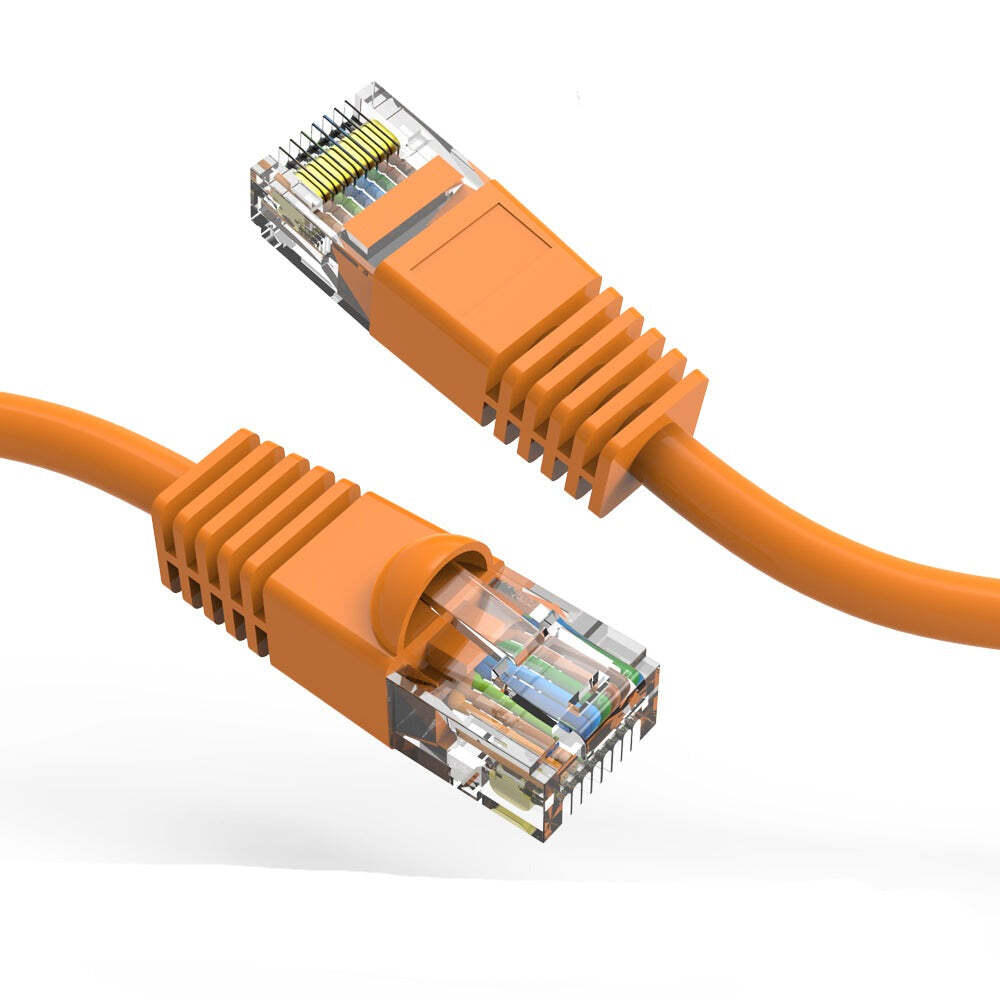 3Ft CAT6 UTP Ethernet Network Booted Cable Orange