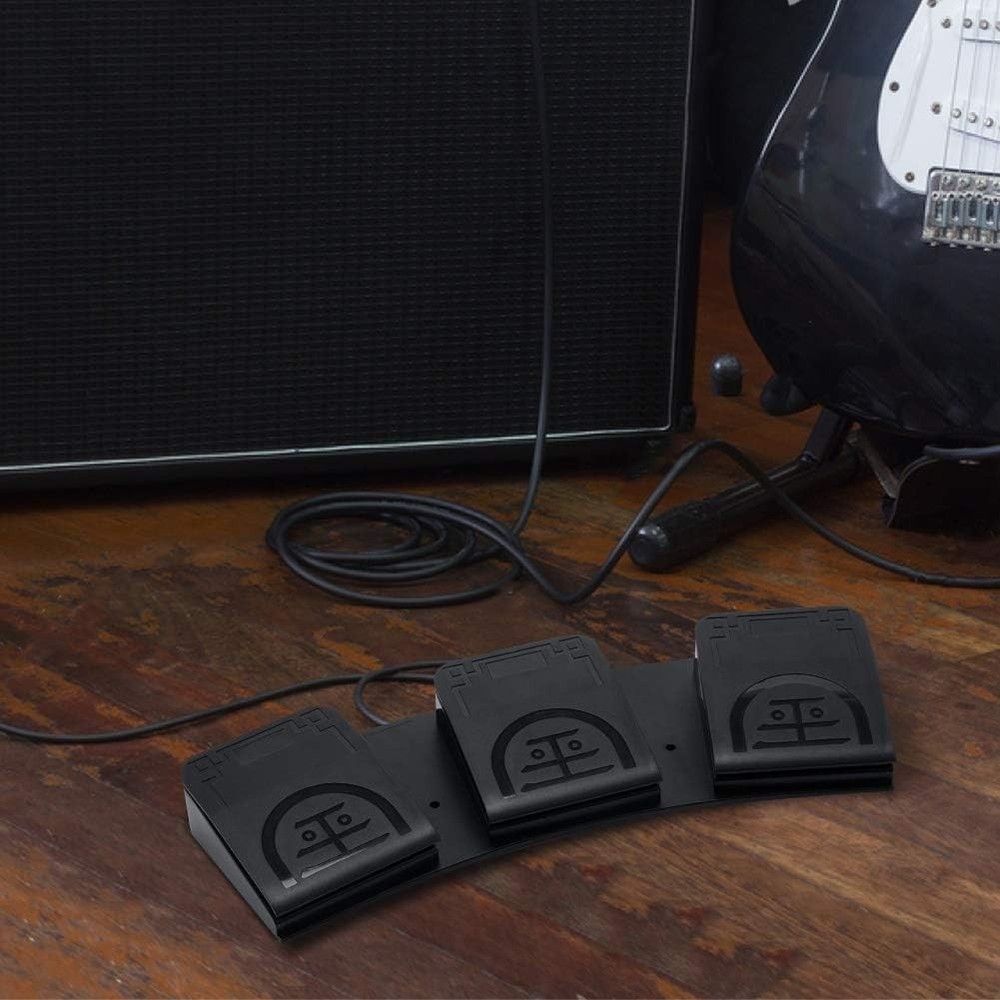 Upgraded USB Triple Foot Pedal Switch Control 3 Three Key Footswitch Program ...