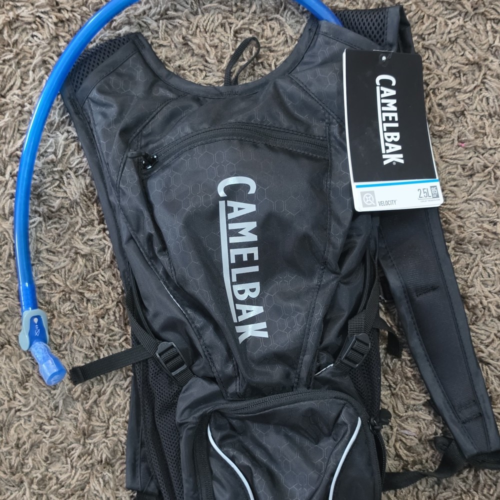 CamelBak Velocity Hydration Backpack 2.5L Black Lightweight Reflective