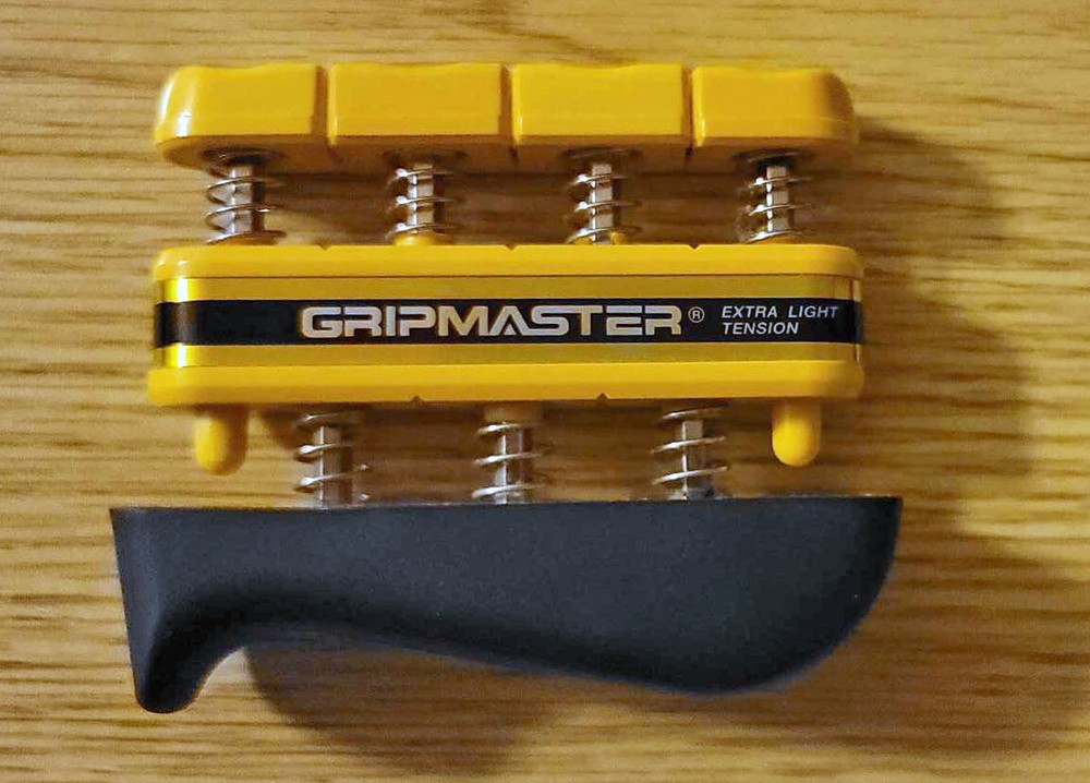 Gripmaster Hand/Finger Exerciser, Ex Light Tension, Yellow