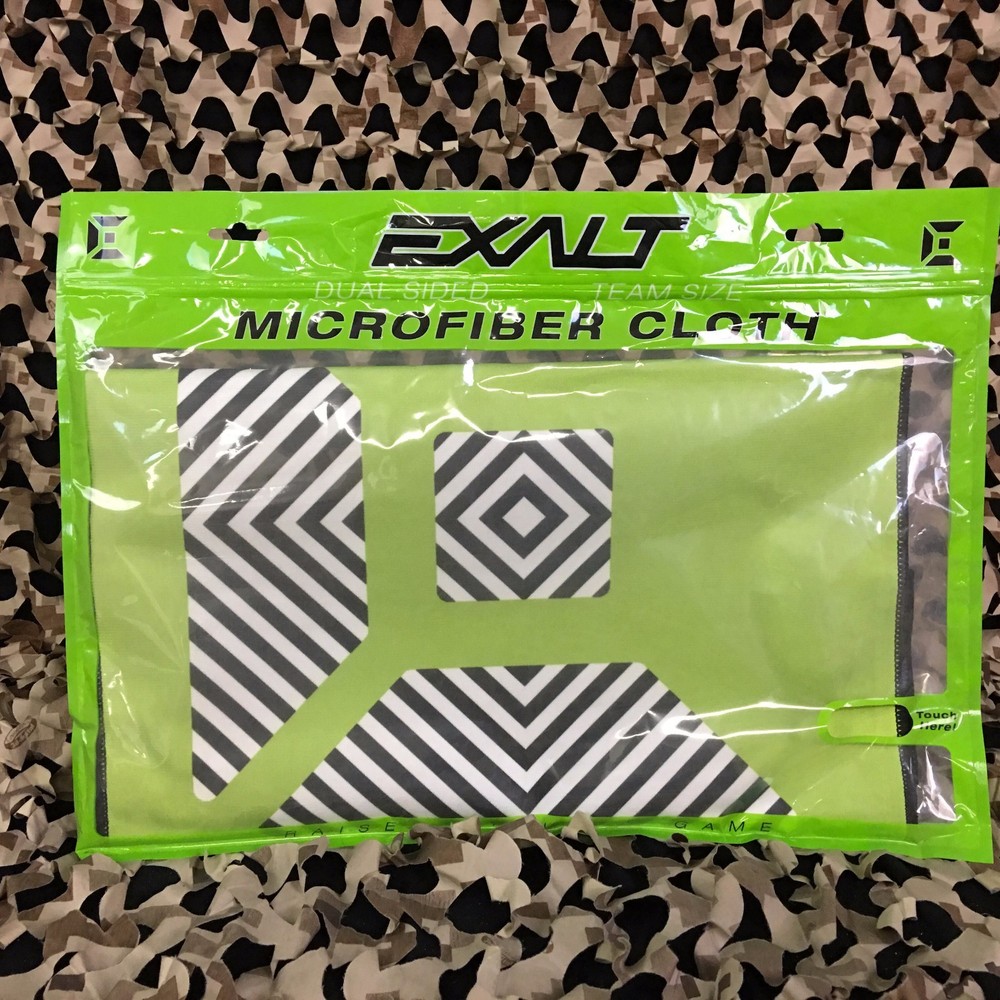NEW Exalt Microfiber 2014 TEAM Double-Sided Cloth Goggle Lens Cleaner - Neon