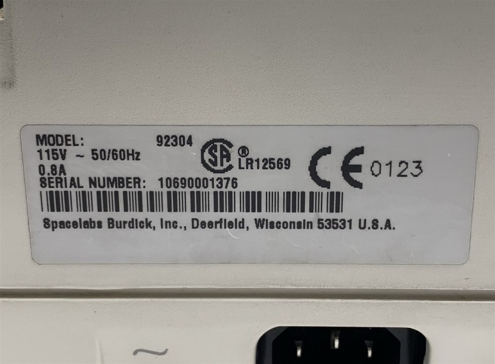 SpaceLabs Burdick Eclipse LE II Machine 115V #92304 PARTS