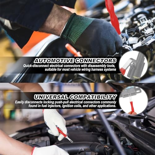 2pcs Automotive Electrical Connector Separator Tools & 8pcs Terminal Removal