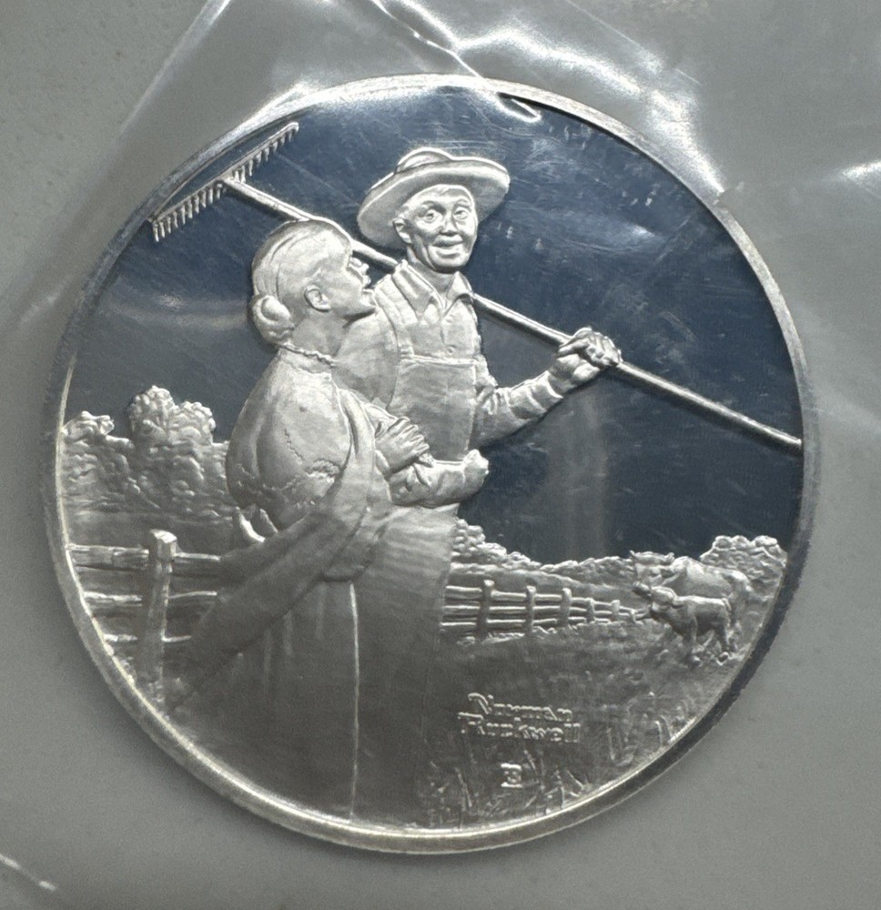 Three Assorted Sterling Silver Rounds Proof like Finished Different Weights