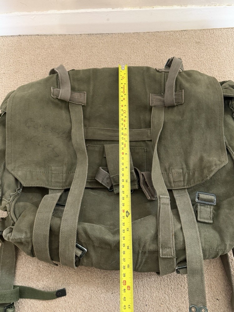 British Military Issue 58 Pattern Green Webbing Large Rucksack Pack
