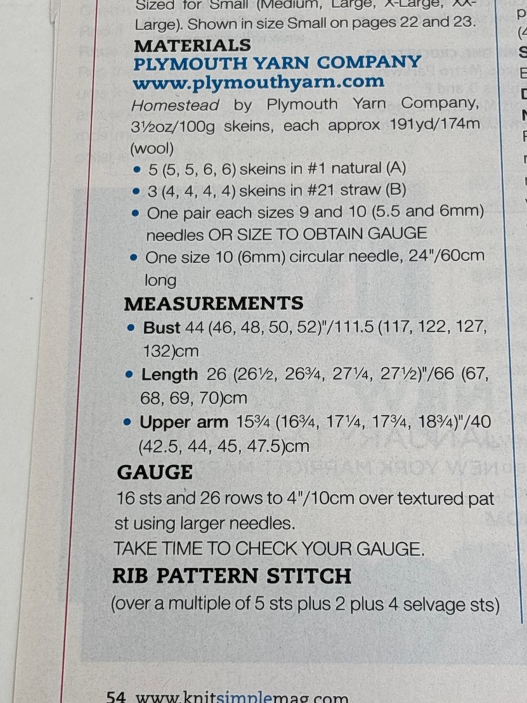 Oversized Turtleneck Knitting Pattern Sweater Magazine Pages