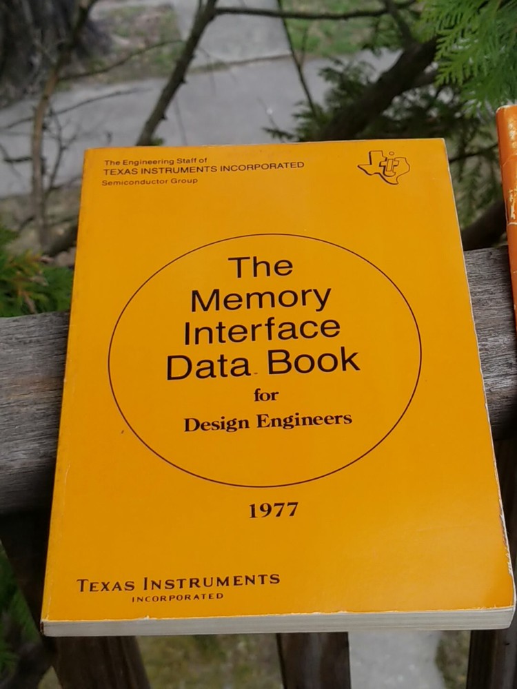 3 VINTAGE TEXAS INSTRUMENTS BOOKS MEMORY INTERFACE DATA LOW POWER SCHOTTKY