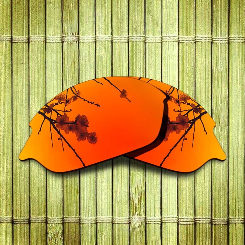 Orange Red Replacement Lenses for-Oakley Romeo 2 Polarized