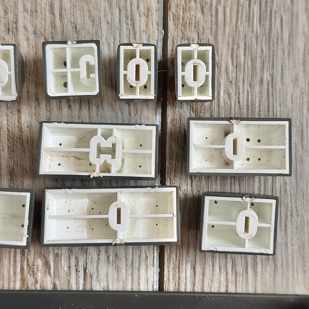 OEM IBM Selectric II Typewriter Replacement Key Lot Spacebar & Function Keys