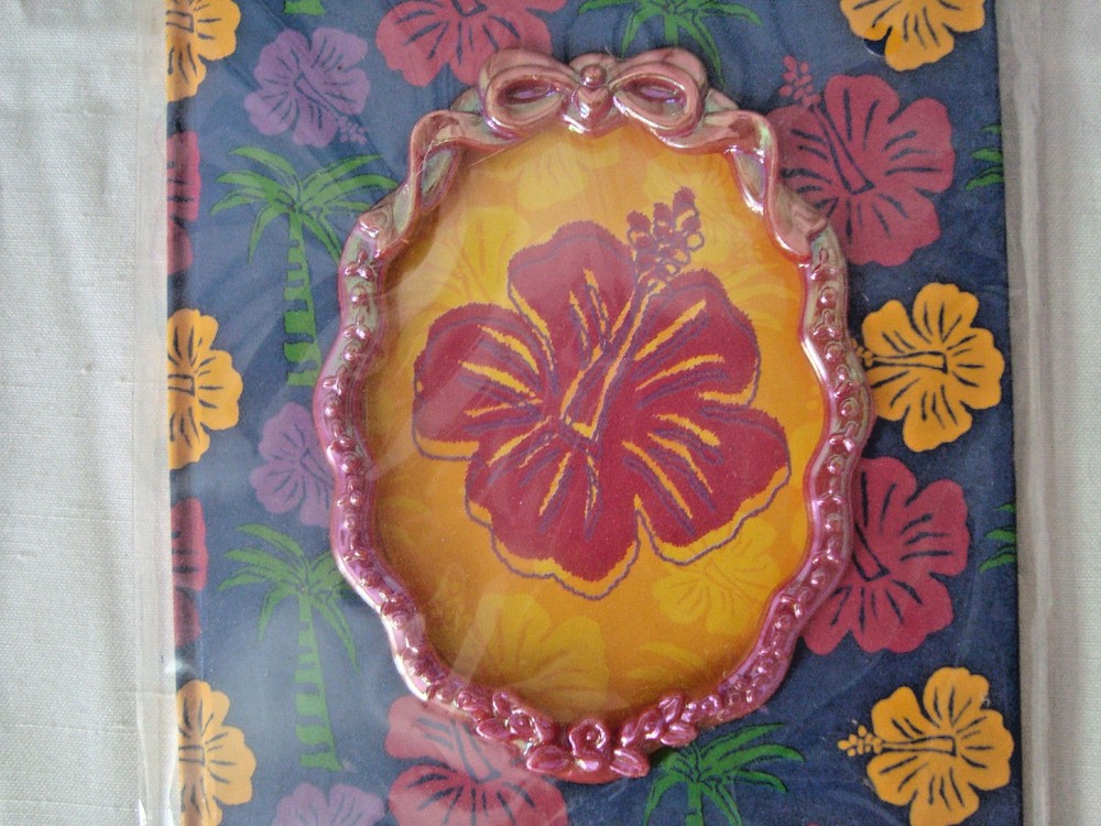 Floral Diary Journal with Picture Frame Cover New