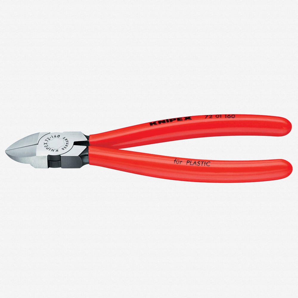 Knipex 7" Diagonal Cutters for plastics - Plastic Grip