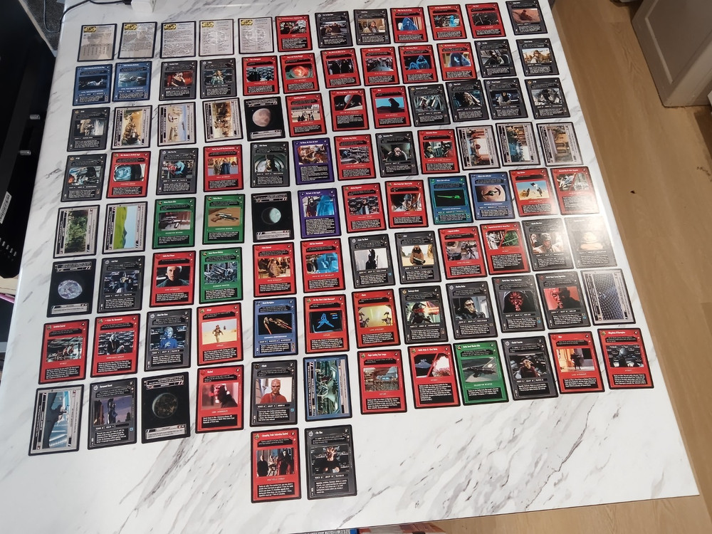 Star Wars CCG Coruscant Complete Set (Base + Rules + Checklists + All AIs) READ