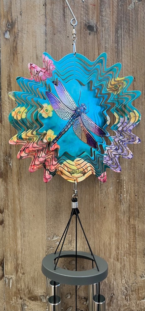Dragonfly Metal Windchime 40" x 8"