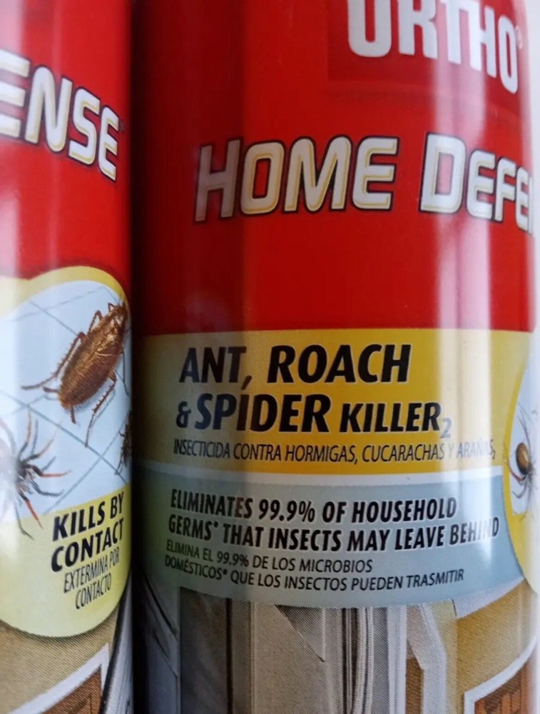 2 Pack (18oz) Ortho Home Defense Ant, Roach, And Spider Killer