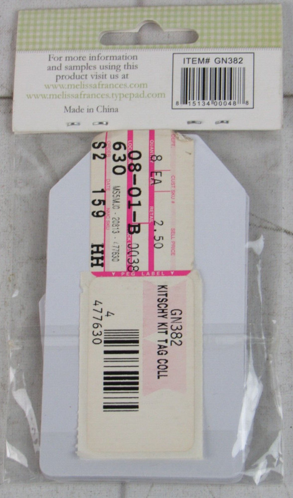 Melissa Frances Kitchen Tag Collection