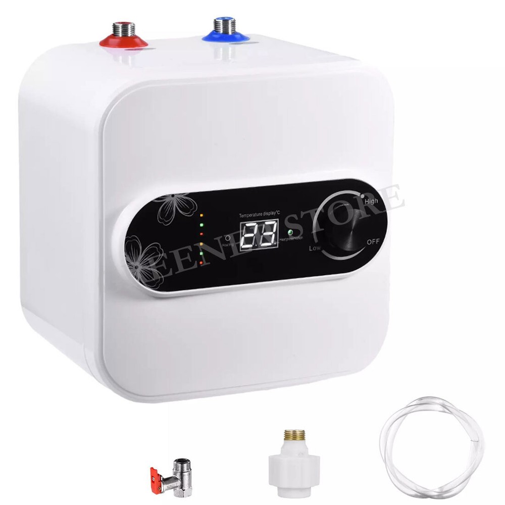 1.5KW Electric Instant Hot Water Heater Under Sink Small Water Tank Kitchen 10L