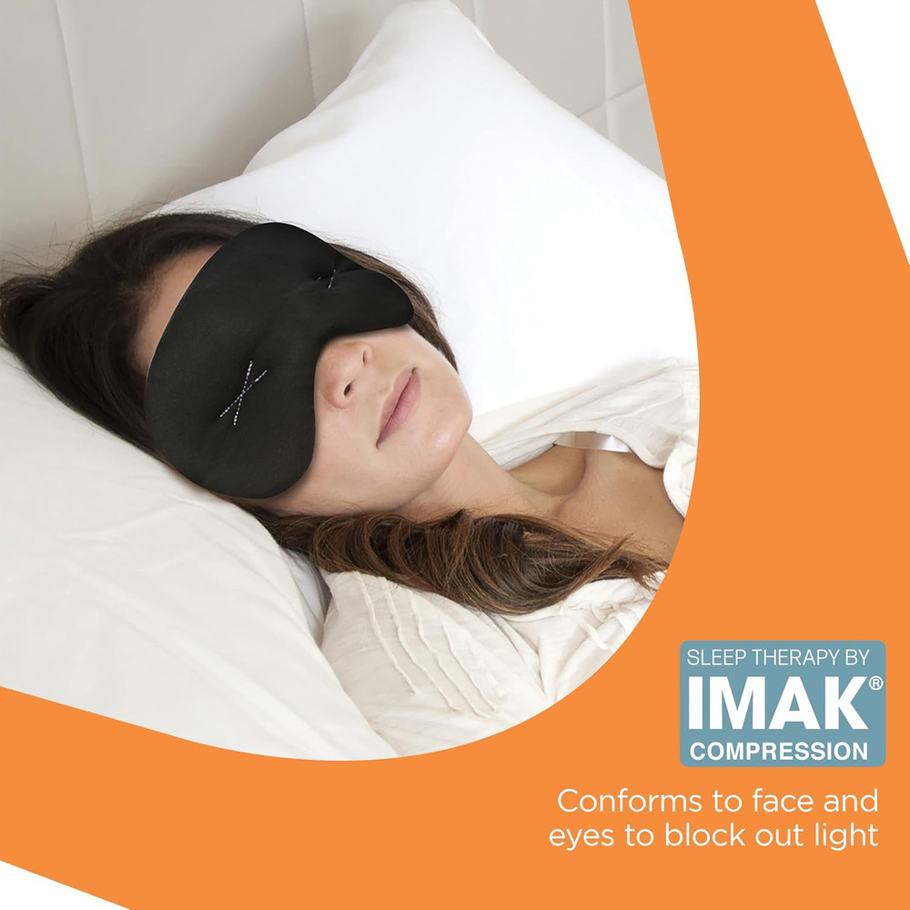 Eye Pillow - Compression Eye Mask for Headache Support - Soothes Strain - Eases