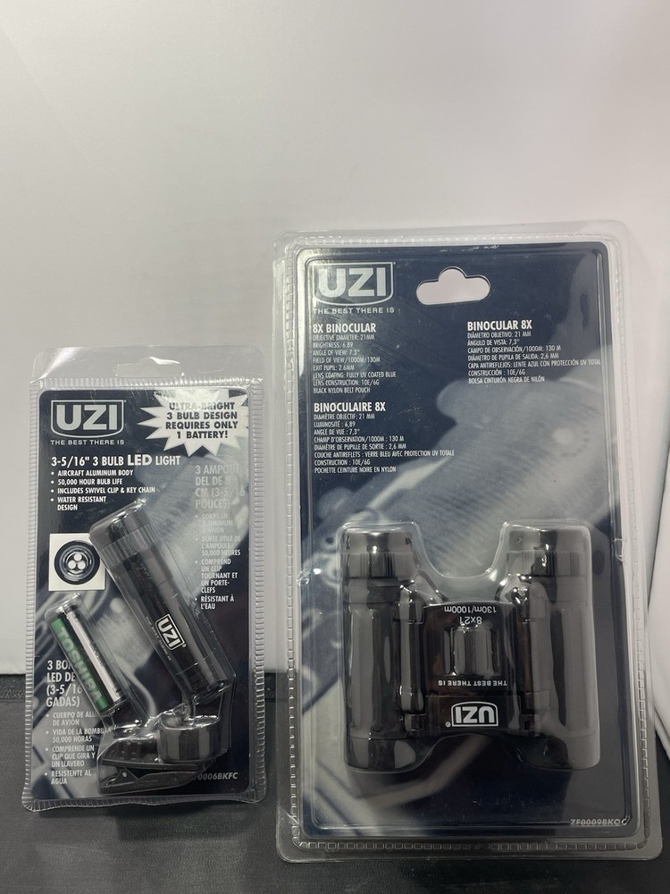 UZI The Best There Is Binoculars & Flashlight