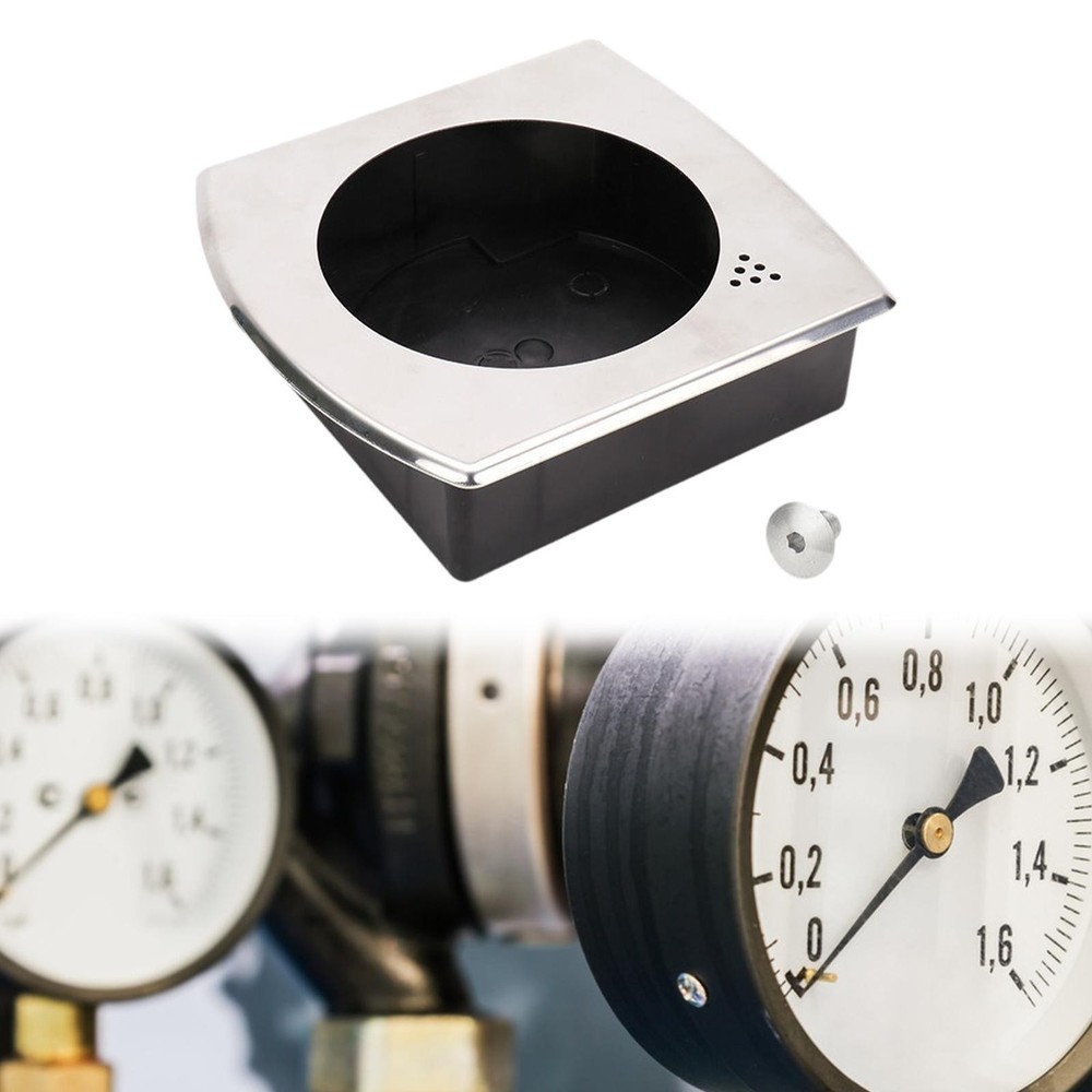 Pointer Type Differential Manometer Gauge Panel Mounting Box for Cleanrooms