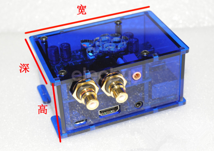 DAC Digital Audio Decoder 8pcs TDA1387 IC I2S 1PPM TCXO + Case For Raspberry Pi