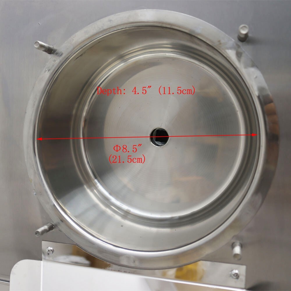 110V 25-30L/h Automatic Desktop Hard Ice Cream Machine Digital Display