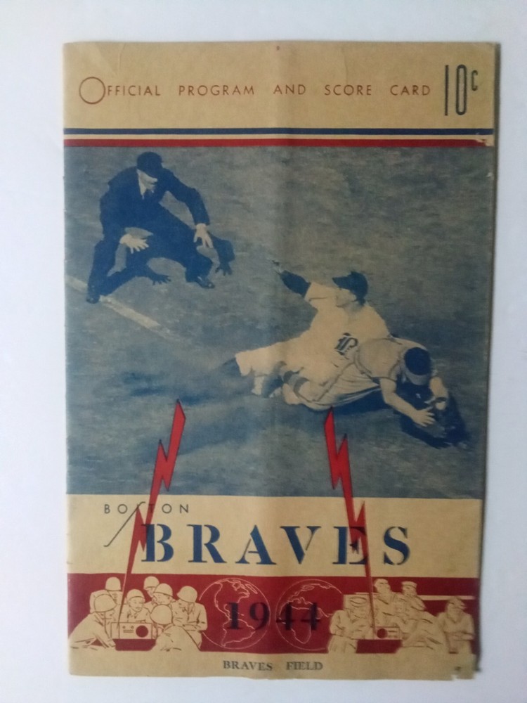 1944 Braves program