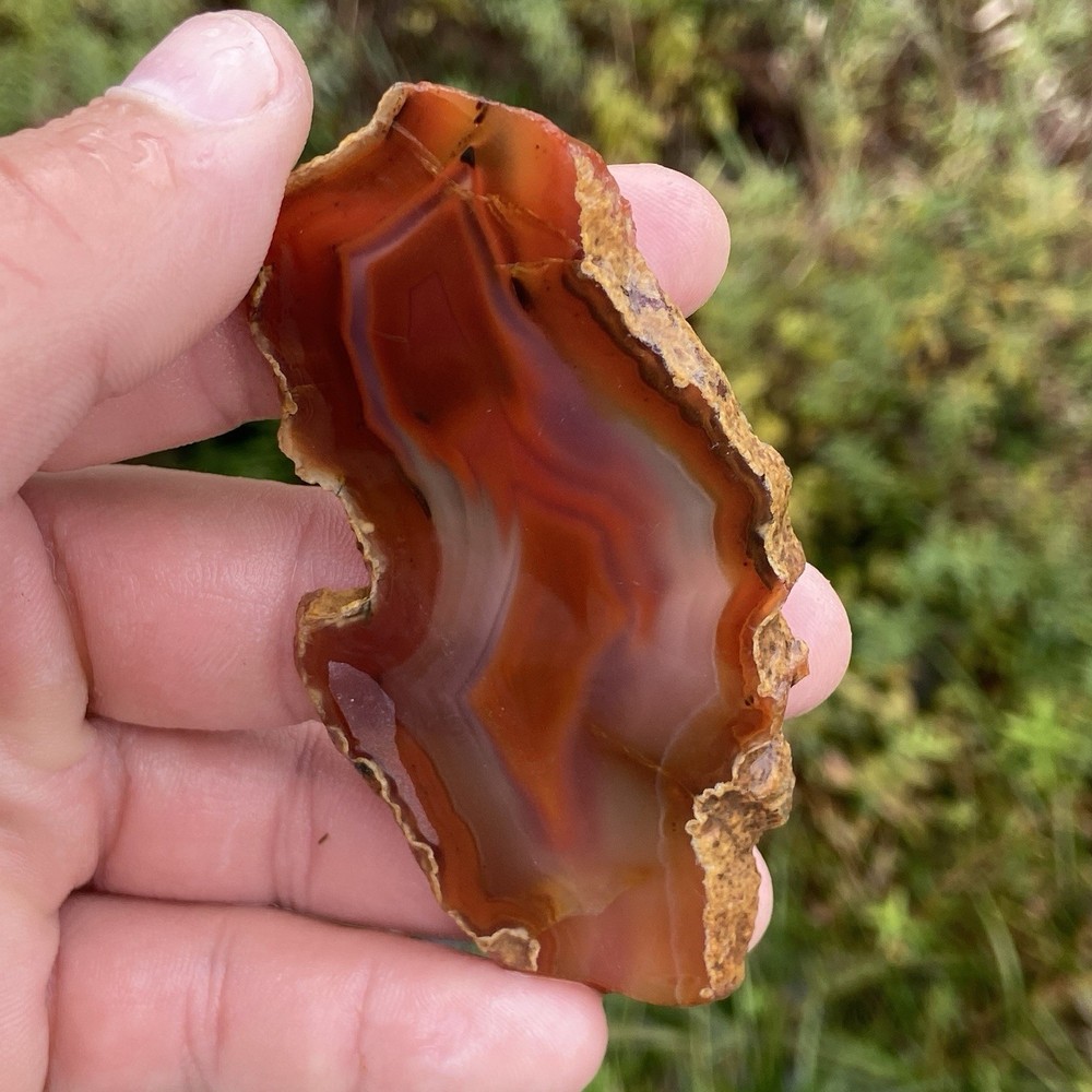 Red Laguna Agate Slab 1.48 Oz
