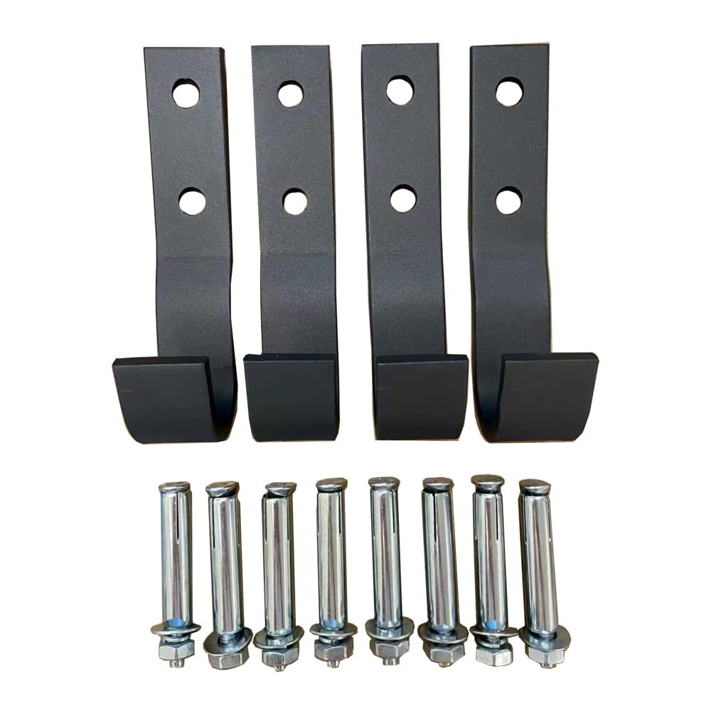 Cometofit Wall Mount Hooks, Multifunctional Wall Mounted Pull Up Bar Four Hoo...