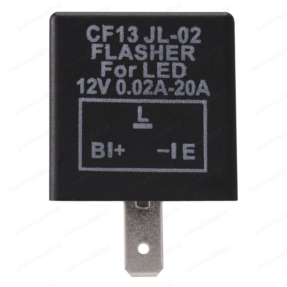 3 Pin Car Flasher LED Relay Fix Light Hyper Flash Turn Signal Decoder CF13 EP34