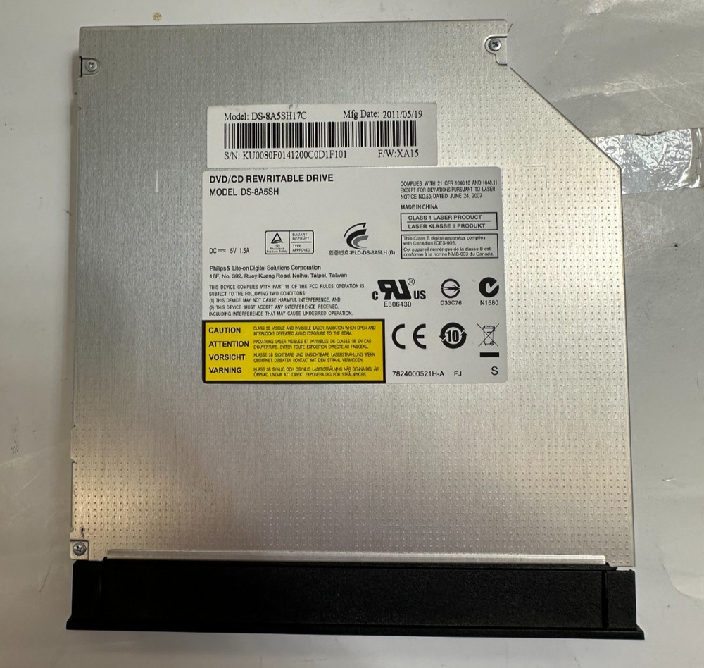 Dell Philips DS-8A5SH CD/DVD Rewritable Drive DS-8A5SH17C