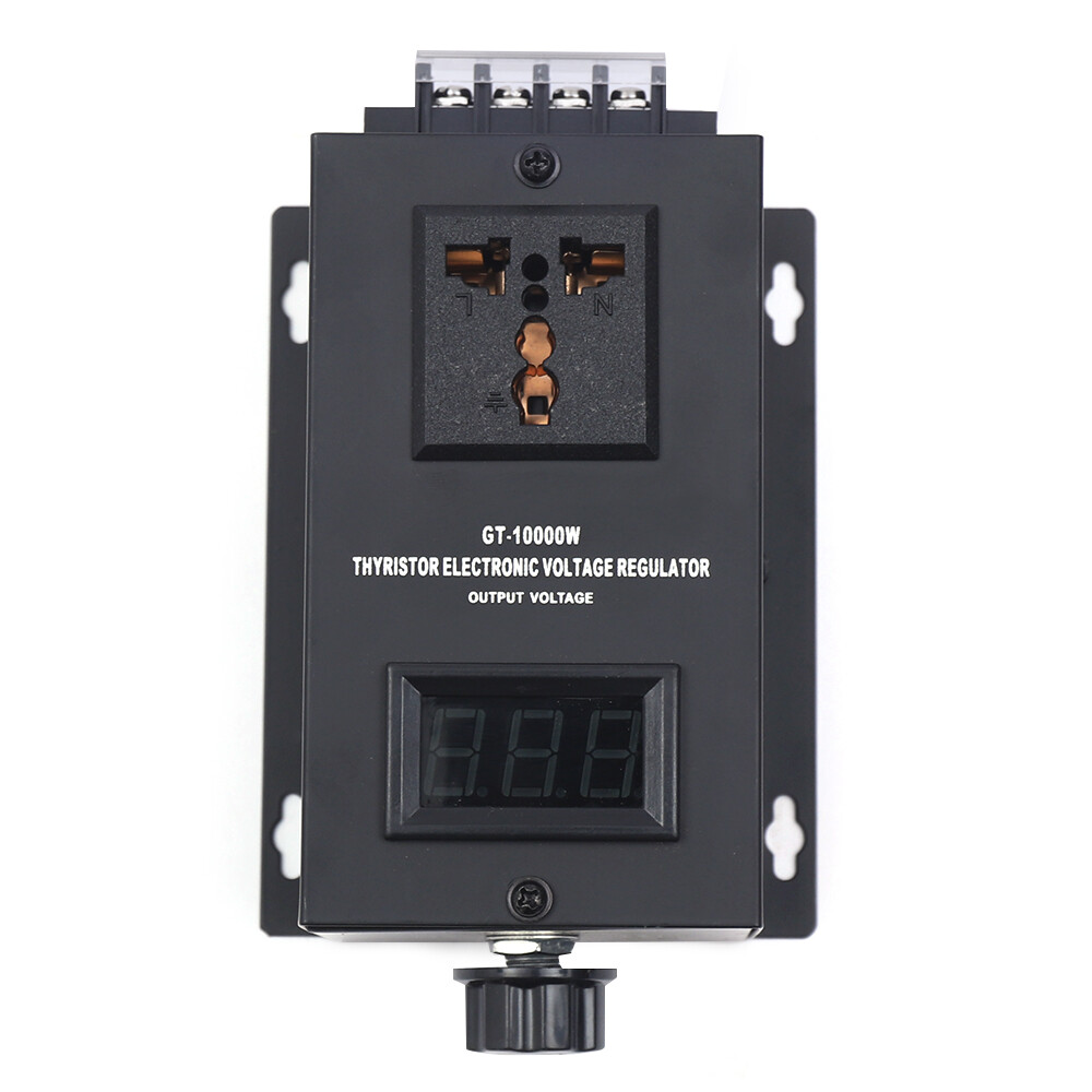 Variable Voltage Regulator Dimmer Motor Speed Controller AC 110V 10000W SCR NEW