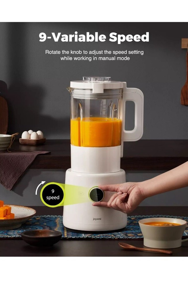 Smart Food Blender, Hot Soup Maker, App Control, 9-Adjustable