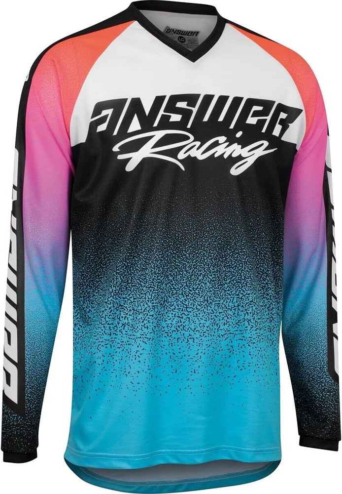 NEW ANSWER Syncron Prism Jersey - Astana/Red/Orange - Medium - MOTORCYCLE