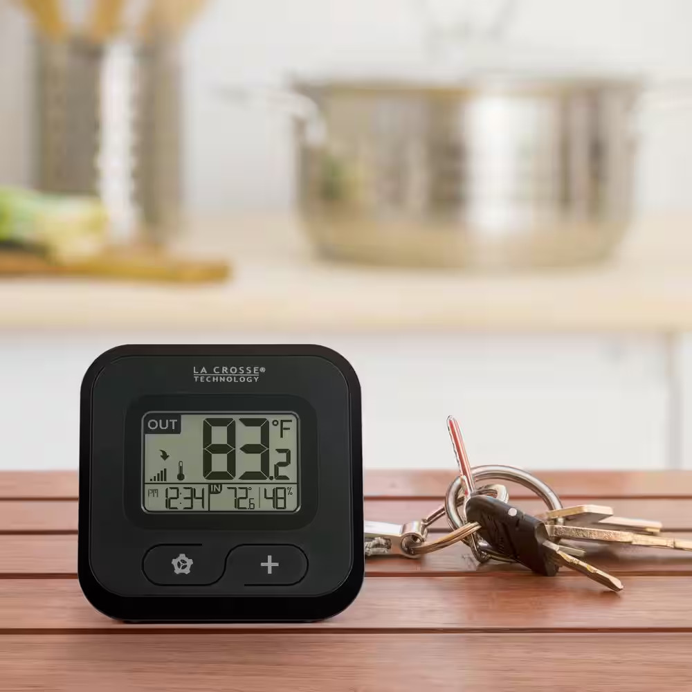 Wireless Compact Digital Thermometer with Humidity