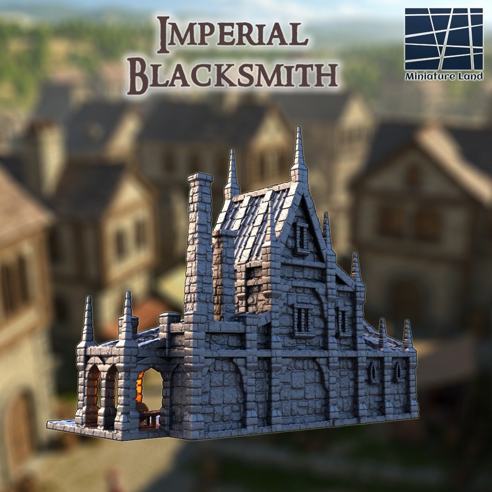 Imperial Blacksmith DND, Wargames Tabletop Terrain