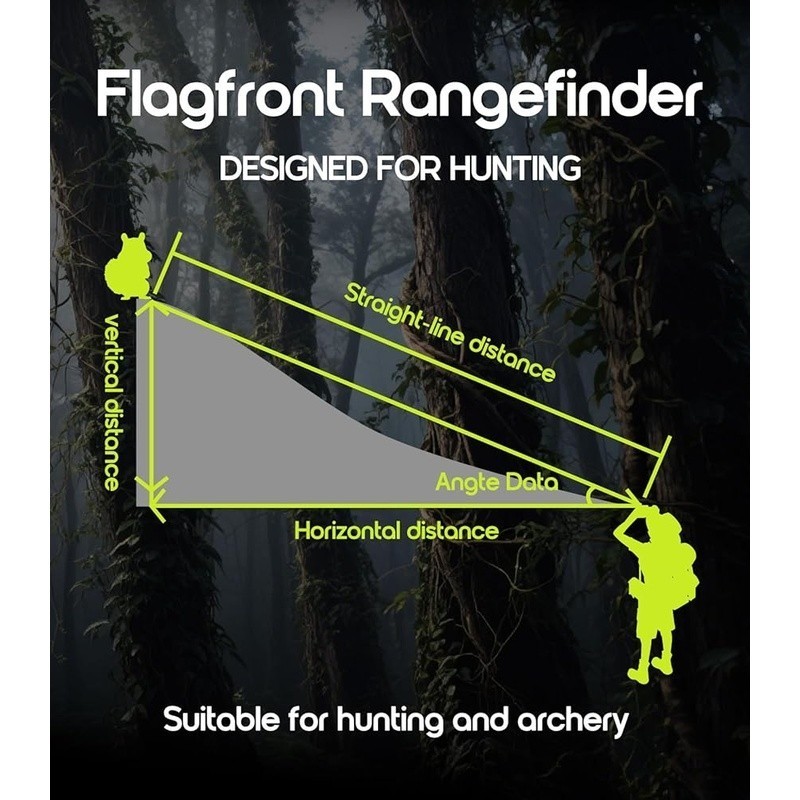 Laser Rangefinder 1200 Yards Fast Accurate Multi-Functional Hunting Tool Hunter