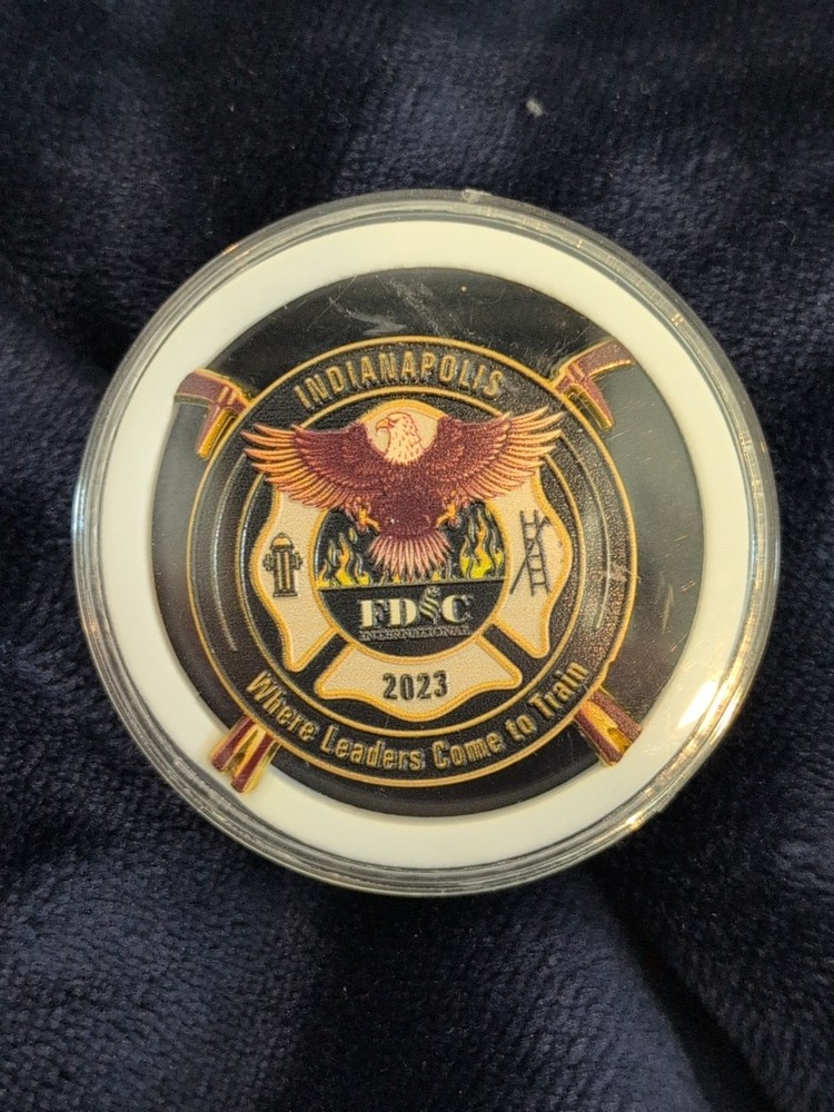 Fire Dept. Instructor Conference Challenge Coin 2023 Indianapolis ID