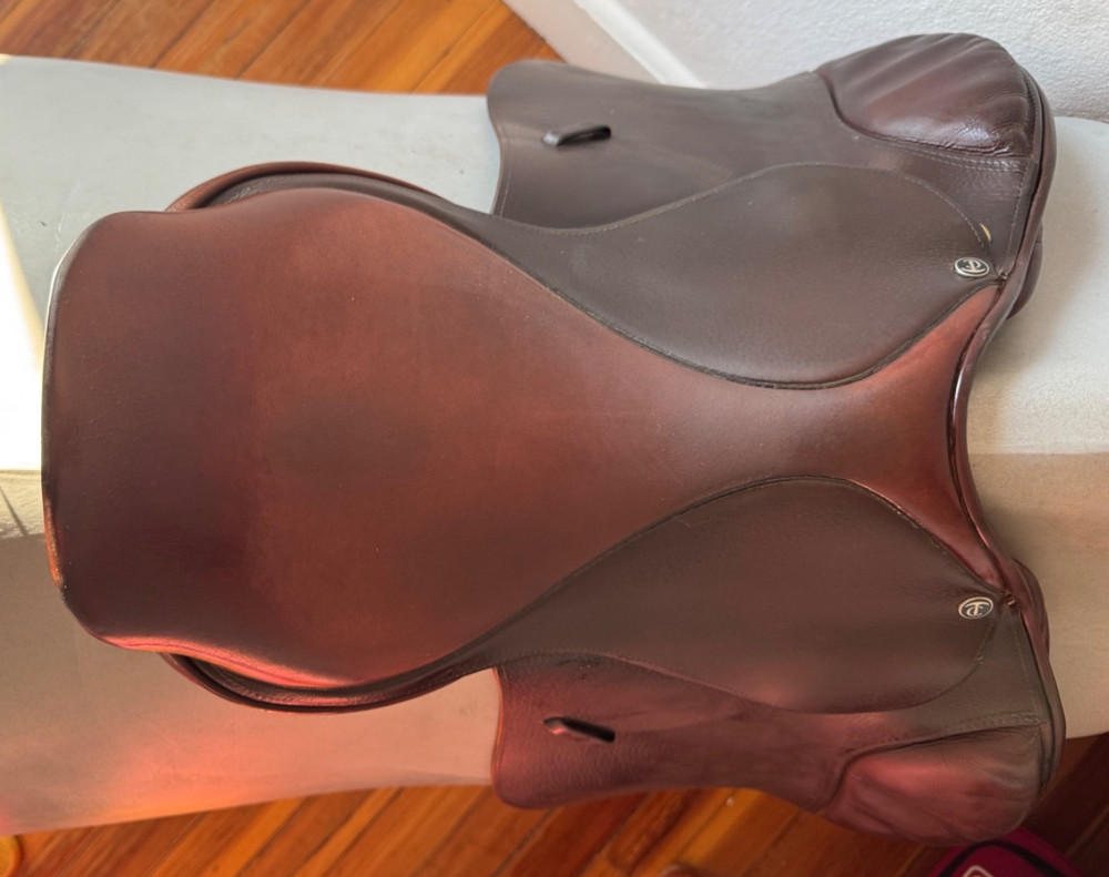 17" Tad Coffin A5 Performance Saddle - Grain / Calf