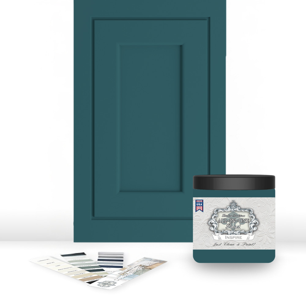 ALL-IN-ONE Paint by Heirloom Traditions, Inspire (Deep Teal), 8oz Sample