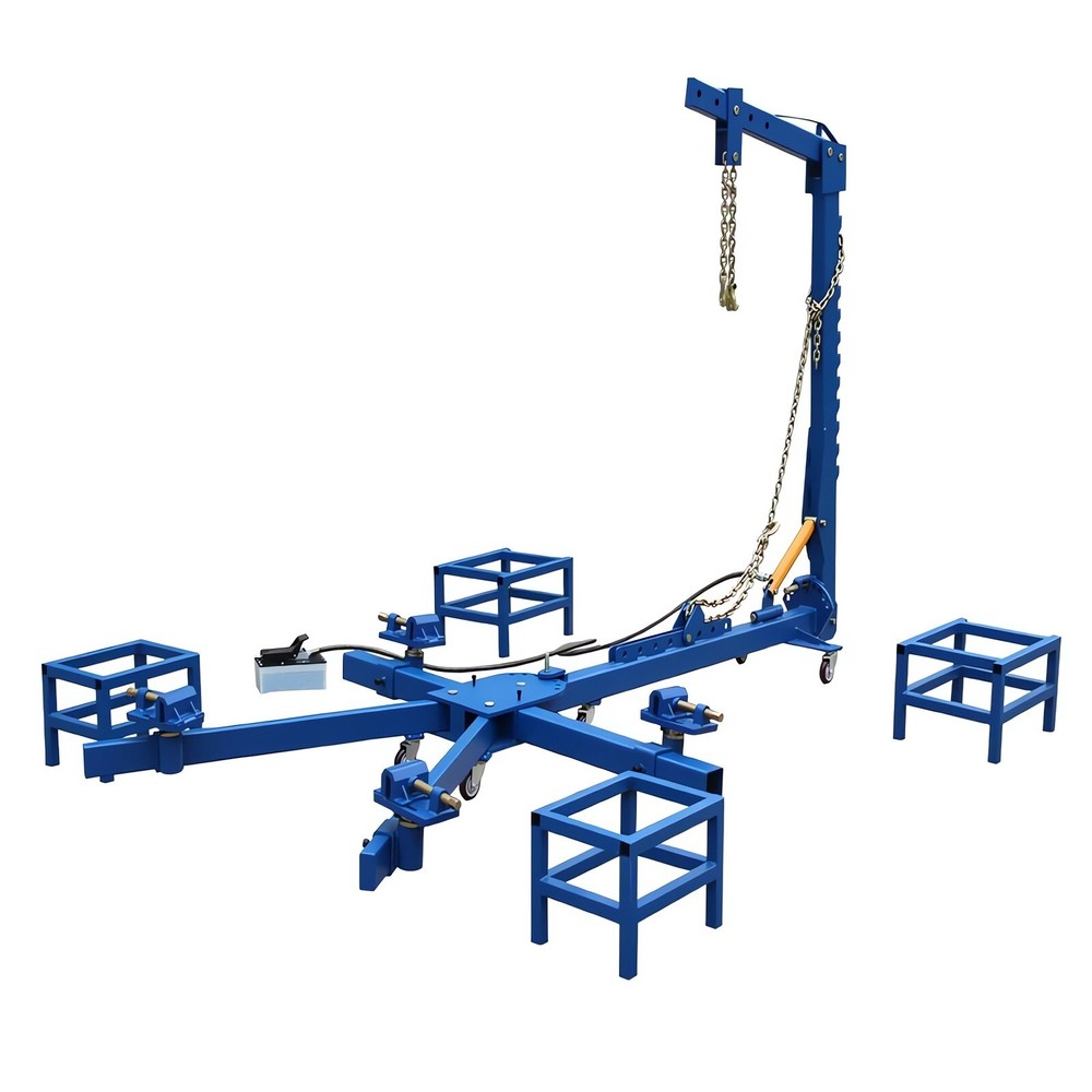 Auto Body Frame Puller Straightener Car Frame Machine 7716lbs Loading Capacity