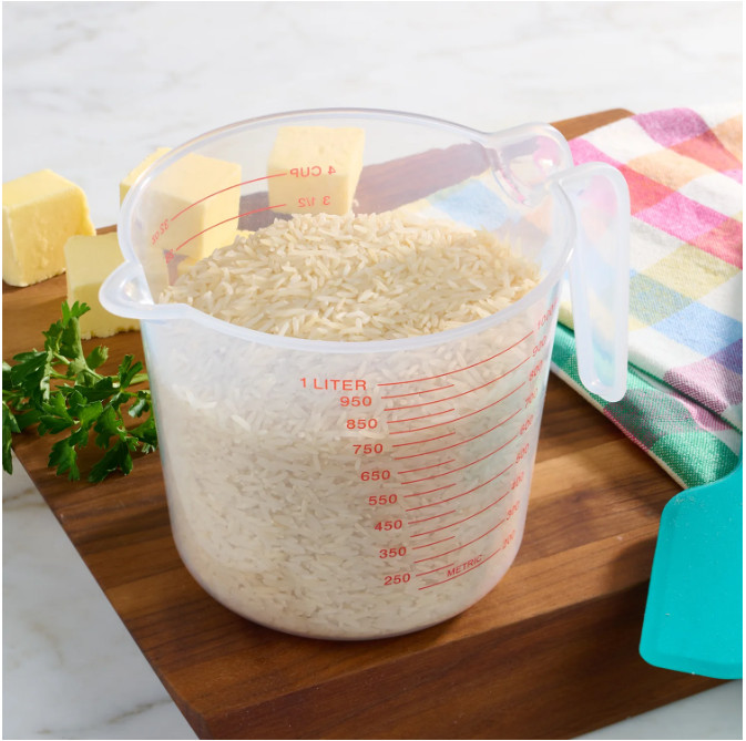 Mainstays 4 Cup PP Plastic Measuring Cup, 32 oz, Clear
