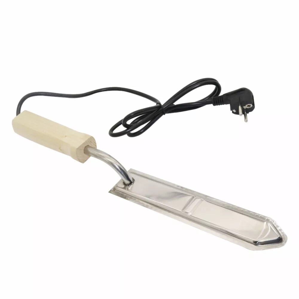 26.5cm Stainless Bee Hive Tool Frame Lifter &Scraper J Shape Hook Scraping Knife