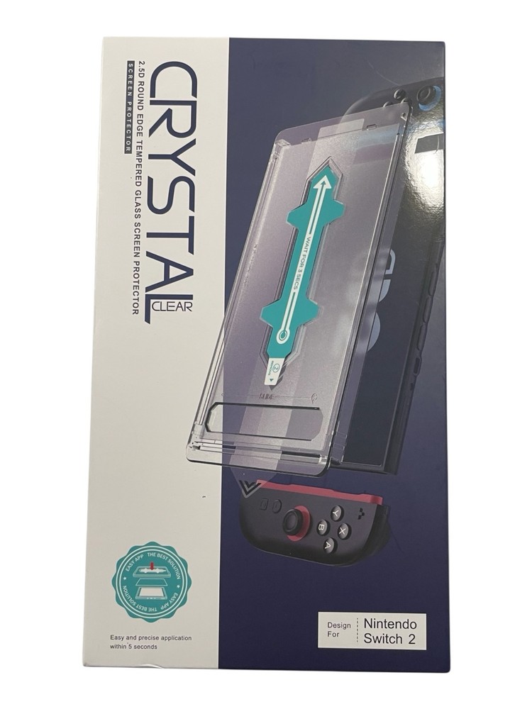 Crystal Clear Screen Protector for Nintendo Switch 2 - Tempered Glass