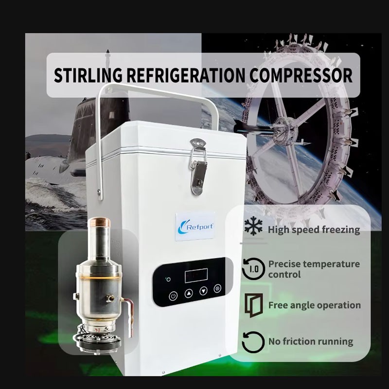 Ultra-Low Temperature Deep Freezer for Lab Samples Storage AC/DC 2L -120℃/-184℉