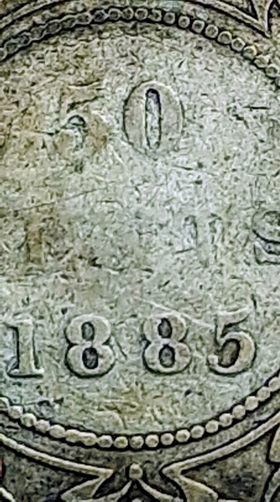 1885 Newfoundland 50 Cent-G-condition.