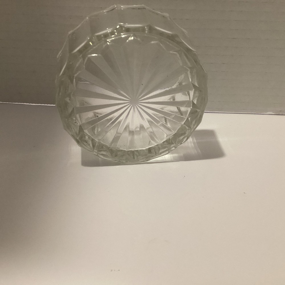 Clear Glass Trinket Dish MCM design